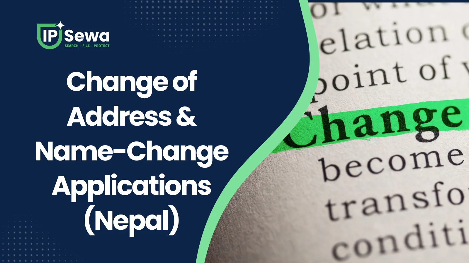 Change of Address & Name-Change Applications (Nepal)