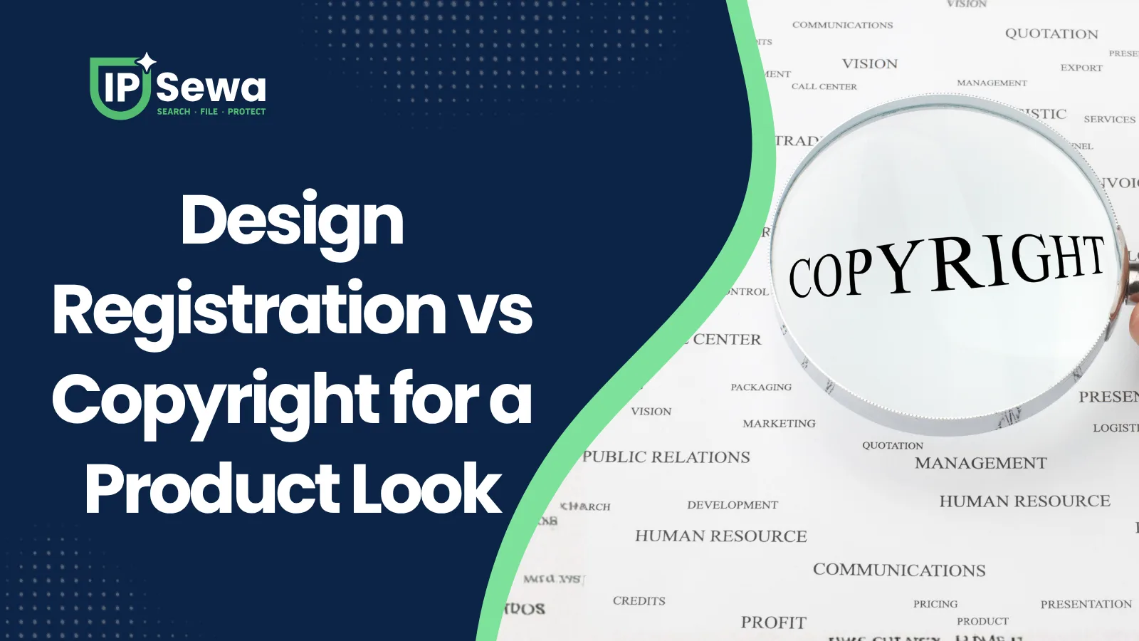 Design Registration vs Copyright for a Product Look