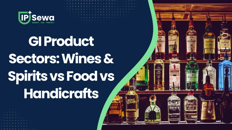 GI Product Sectors: Wines & Spirits vs Food vs Handicrafts